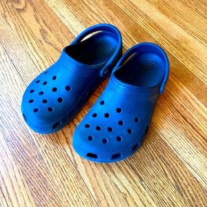 Navy blue Crocs